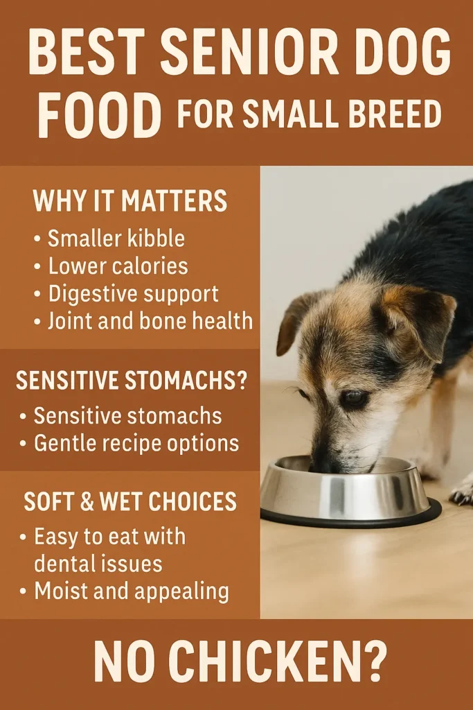 Senior Dog Food for Small Breed
Senior Dog Food