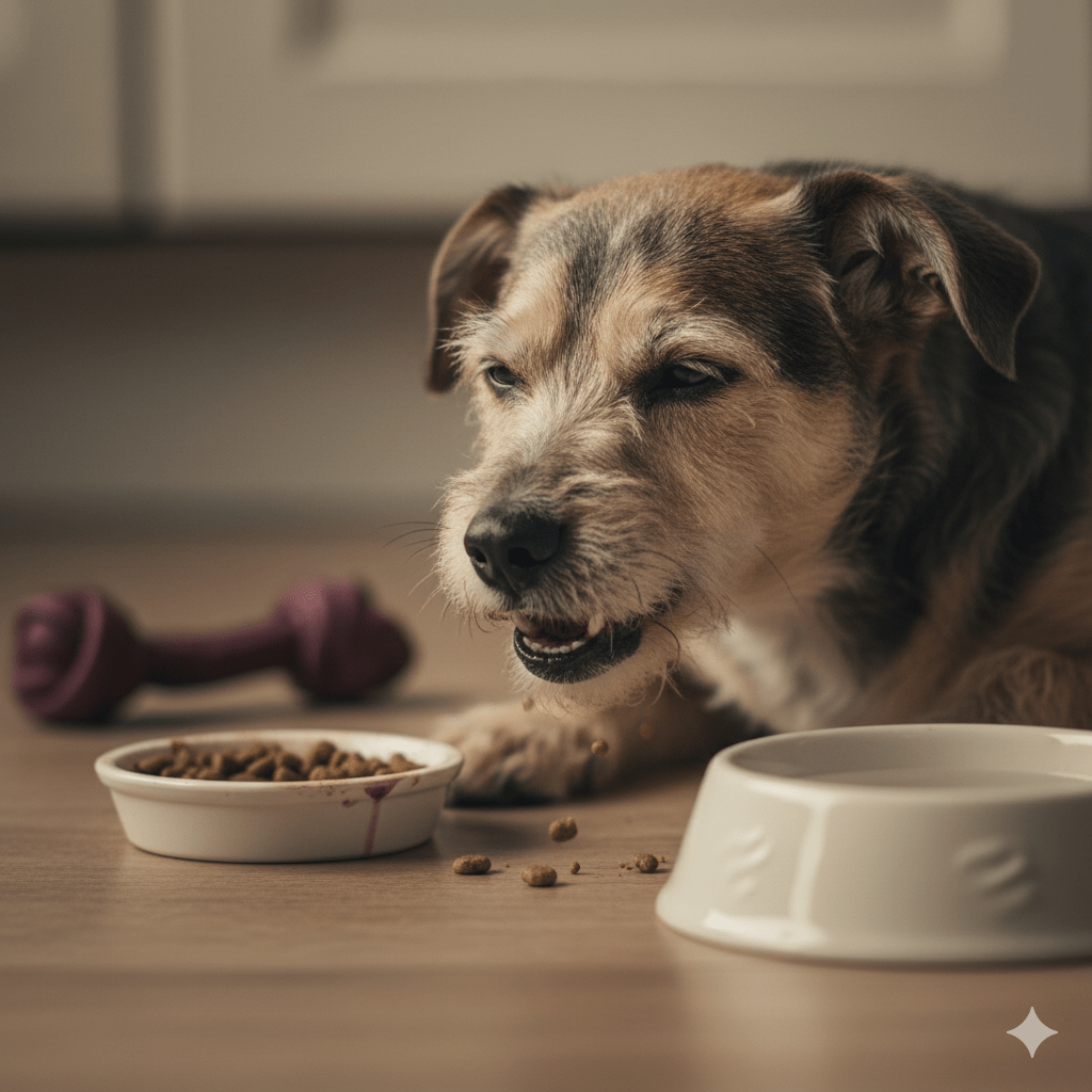 Senior Dog Has Loose Tooth 