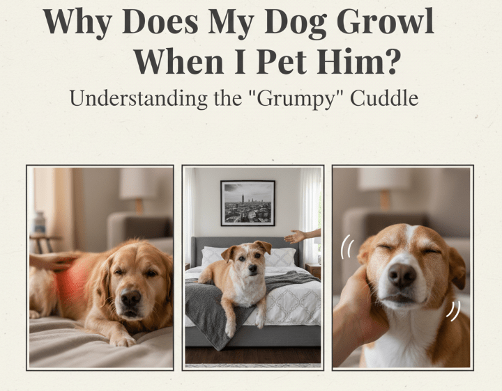 Why Does My Dog Growl When I Pet Him Understanding the Grumpy Cuddle