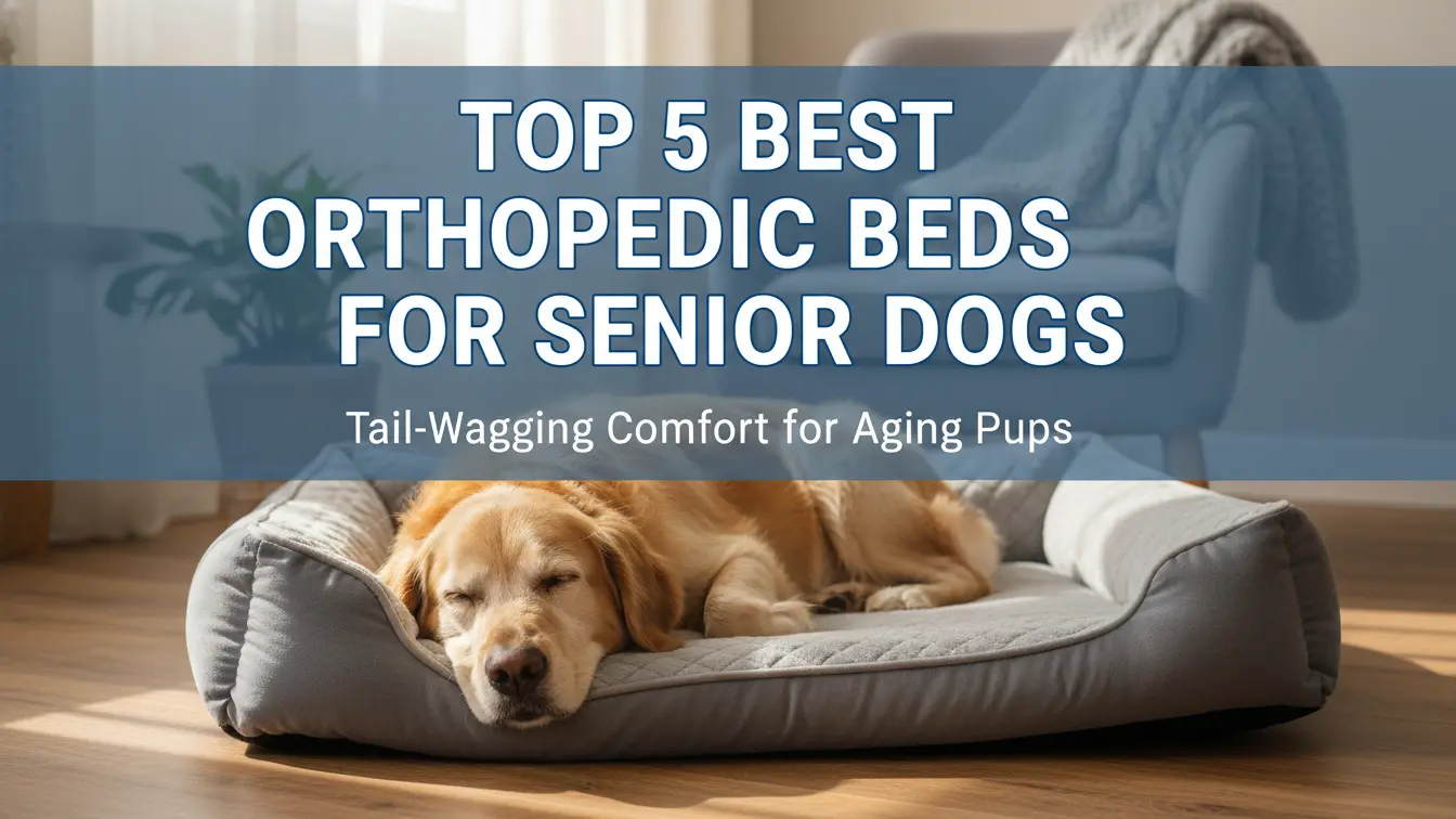 Best Orthopedic Beds for Senior Dogs