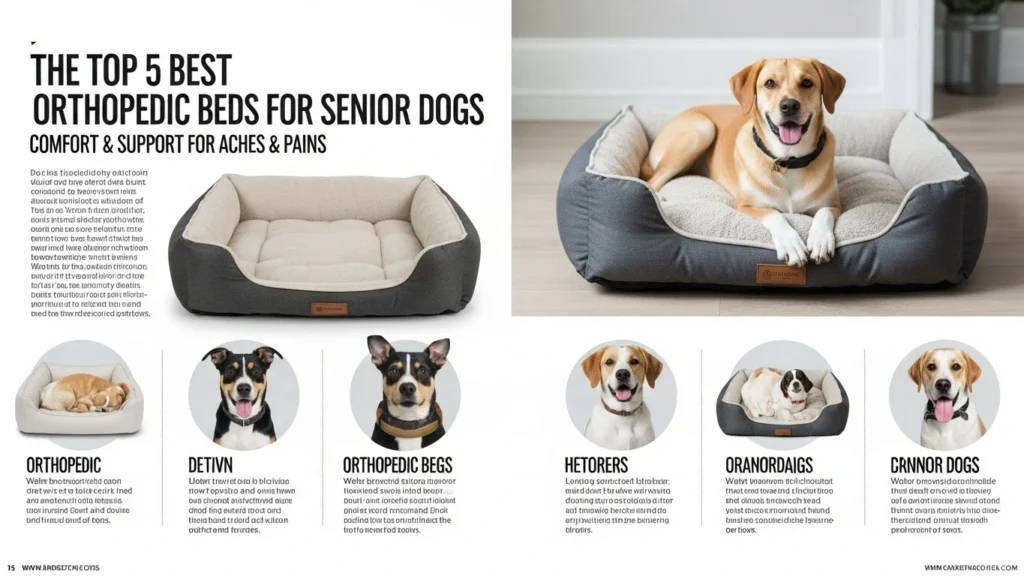 Best Orthopedic Beds for Senior Dogs