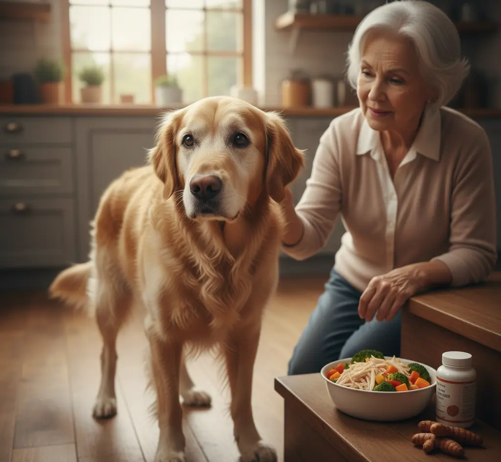 Homemade Senior Dog Food with Arthritis