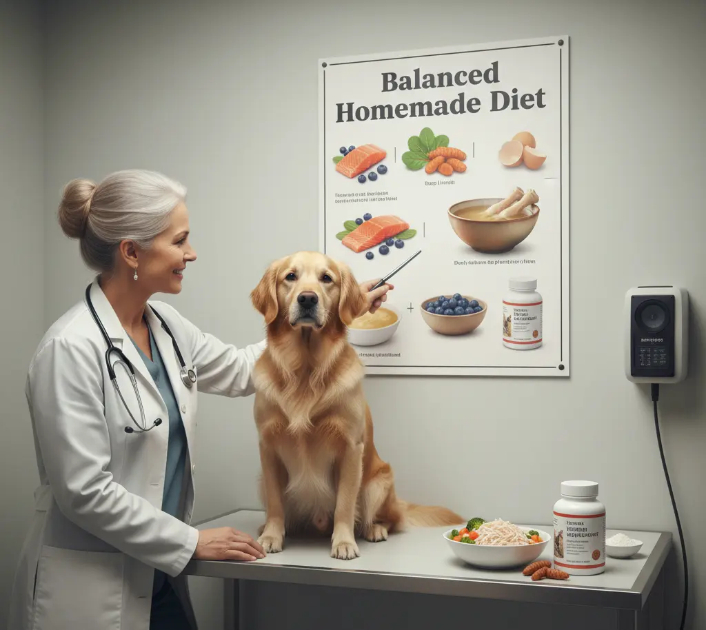 Homemade Senior Dog Food with Arthritis