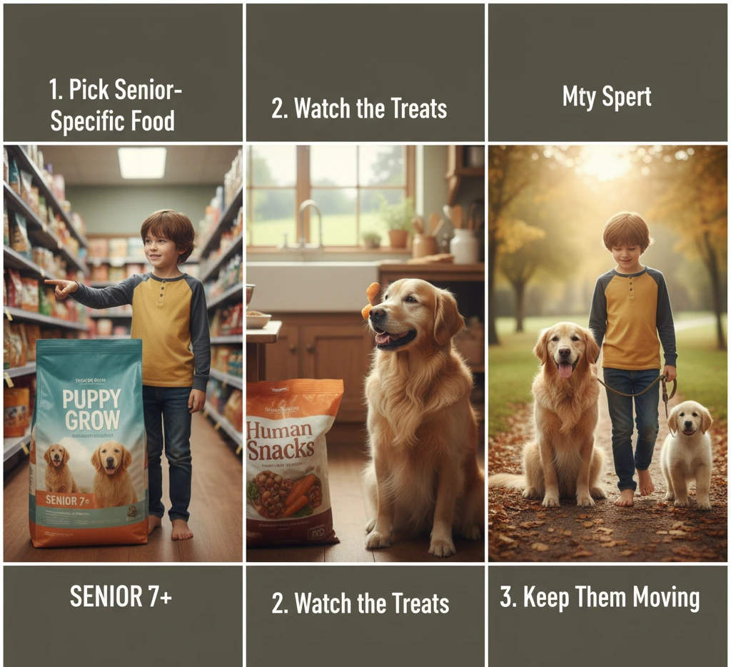 is puppy food good for senior dogs